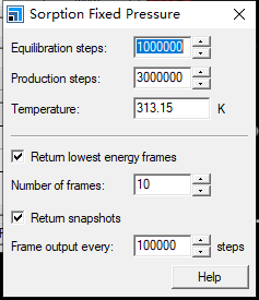 利用MS模拟天然气（甲烷）在多孔介质中的吸附的图21